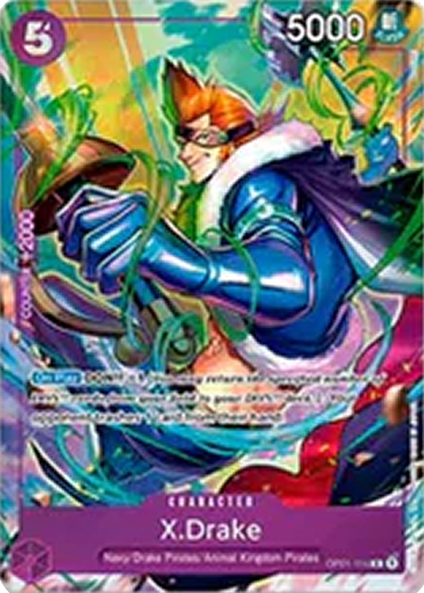 X.Drake (OP01-114) UP X.Drake (OP01-114) Boosterfrisch Englisch