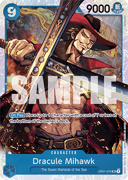 Dracule Mihawk (OP01-070) (V.1) PRB01 Super Rare Near Mint Englisch