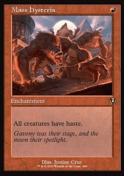 Mass Hysteria XINR-400 Rare Near Mint Englisch Foil