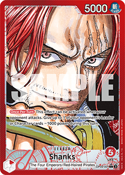 Shanks (OP09-001) (V.2) OP09 Alternate Art Good Englisch