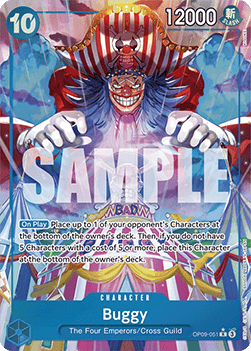 Buggy (OP09-051) (V.2) OP09 Alternate Art Near Mint Englisch