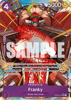 Franky (OP09-072) (V.2) OP09 Alternate Art Near Mint Englisch