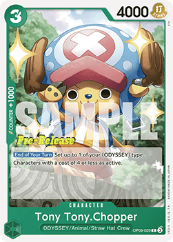 Tony Tony.Chopper (OP09-029) OP09P Common Near Mint Englisch