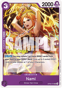 Nami (OP09-070) OP09P Uncommon Near Mint Englisch