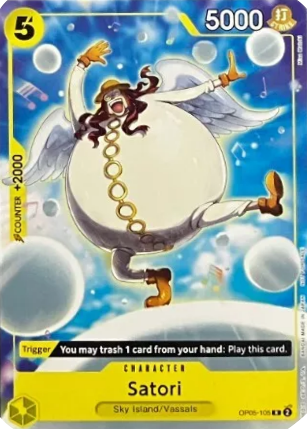 Satori (OP05-105) (V.1) UP Rare Near Mint Englisch