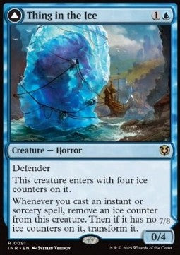 Thing in the Ice / Awoken Horror INR-91 Rare Near Mint Englisch Foil