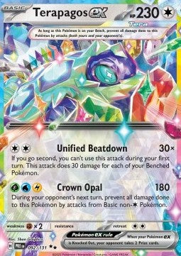 Terapagos ex PRE-092 Double Rare Excellent Deutsch