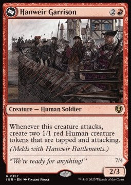 Hanweir Garrison / Hanweir, the Writhing Township INR-157 Rare Near Mint Englisch Foil