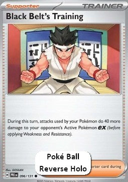 Black Belt's Training xPRE-096 Common Near Mint Englisch Reverse Holo