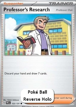 Professor's Research - Professor Oak xPRE-122 Common Near Mint Englisch Reverse Holo