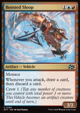 Boosted Sloop DFT-190 Uncommon Near Mint Englisch Foil