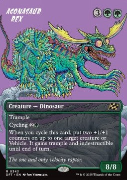 Agonasaur Rex XDFT-343 Rare Good Englisch Foil