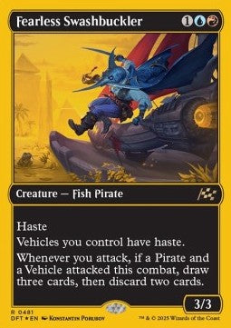 Fearless Swashbuckler DFTFP-481 Rare Near Mint Englisch Foil