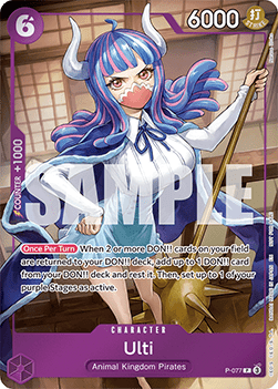 Ulti (P-077) P Promo Excellent Englisch