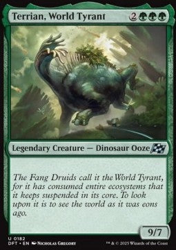 Terrian, World Tyrant DFT-182 Uncommon Near Mint Englisch Foil