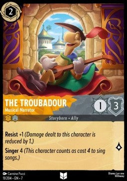 Der Troubadour - Musikalischer Erzähler 7ARI-11 Uncommon Near Mint Deutsch Foil