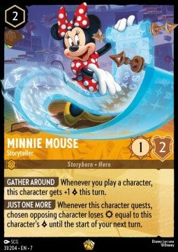 Minnie Maus - Geschichtenerzählerin 7ARI-31 Legendary Near Mint Deutsch Foil