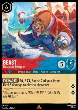 Biest - Frustrierter Designer 7ARI-136 Rare Excellent Deutsch
