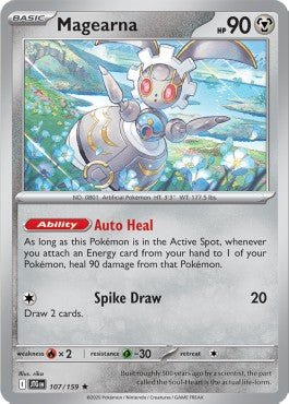 Magearna JTG-107 Rare Near Mint Deutsch Reverse Holo