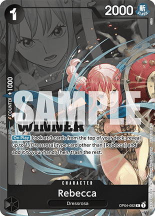 Rebecca (OP04-092) (V.2) UP Rare Near Mint Englisch