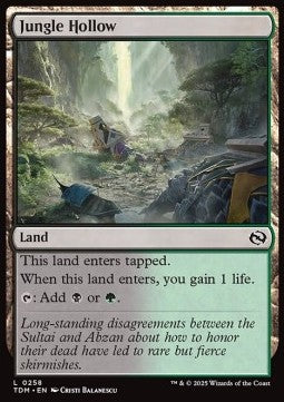 Jungle Hollow TDM-258 Common Near Mint Englisch Foil