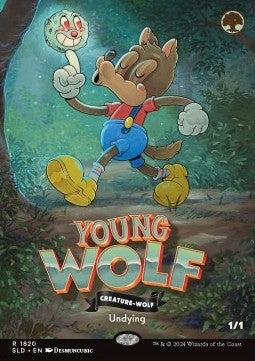 Young Wolf SLDBV-1820 Rare Near Mint Englisch Foil