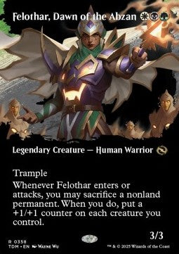 Felothar, Dawn of the Abzan XTDM-358 Rare Near Mint Englisch