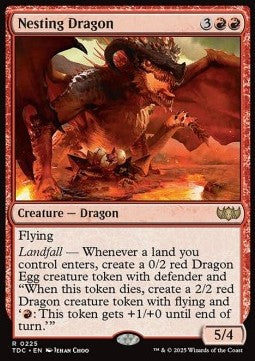 Nesting Dragon TDC-225 Rare Near Mint Englisch