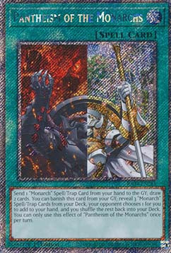 Pantheismus der Monarchen (V.1) RA04-261 Platinum Secret Rare Near Mint Deutsch 1. Auflage