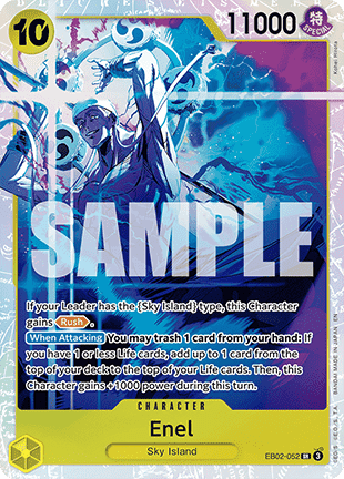 Enel (EB02-052) (V.1) EB02 Super Rare Near Mint Englisch