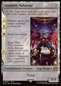 Summon: Bahamut FIN-1 Mythic Near Mint Englisch