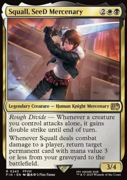 Squall, SeeD Mercenary FIN-243 Rare Near Mint Englisch