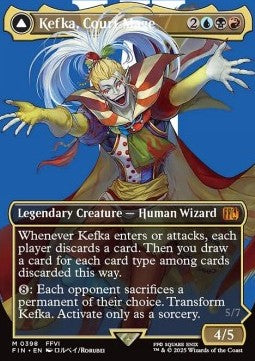 Kefka, Court Mage // Kefka, Ruler of Ruin XFIN-398 Mythic Near Mint Englisch Foil