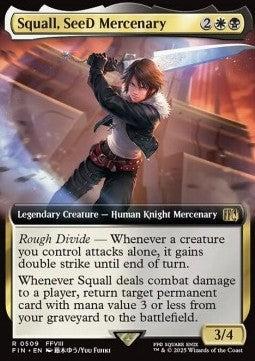 Squall, SeeD Mercenary (V.2) XFIN-509 Rare Near Mint Englisch Foil