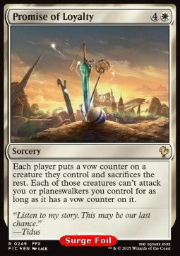 Promise of Loyalty CFIC-249 Rare Near Mint Englisch Foil