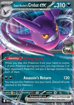 Team Rockets Iksbat ex DRI-122 Double Rare Near Mint Deutsch