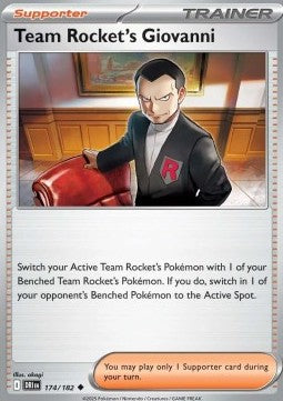 Team Rocket's Giovanni DRI-174 Uncommon Excellent Englisch