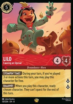 Lilo - Aufruhr-Auslöserin 8JAF-137 Legendary Near Mint Deutsch Foil