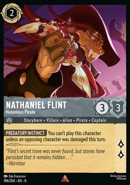Nathaniel Flint - Notorious Pirate 8JAF-196 Rare Near Mint Englisch