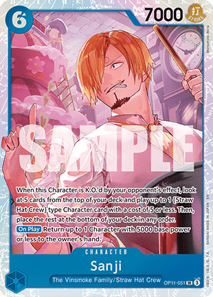 Sanji (OP11-051) (V.1) OP11 Sanji (OP11-051) Boosterfrisch Englisch