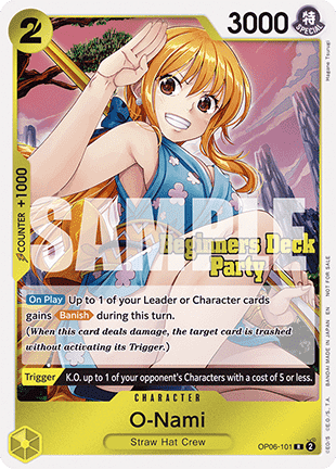 O-Nami (OP06-101) (V.1) UP Rare Boosterfrisch Englisch