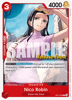 Nico Robin (OP11-009) OP11P Common Near Mint Englisch