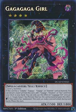 Gagagaga-Mädchen DUAD-DE043 Secret Rare Near Mint Deutsch 1. Auflage