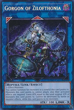 Gorgon von Zilofthonia DUAD-DE050 Secret Rare Near Mint Deutsch 1. Auflage