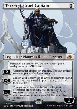Tezzeret, Cruel Captain XEOE-287 Mythic Near Mint Englisch Foil