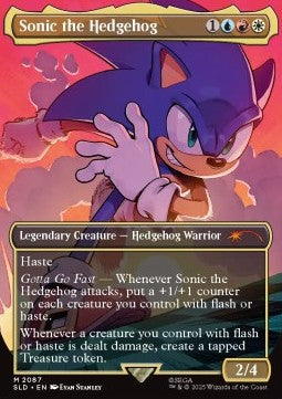Sonic the Hedgehog SLDTS-2087 Mythic Near Mint Englisch Foil