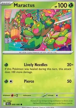 Maractus BLK-008 Common Near Mint Englisch Reverse Holo