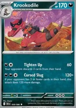 Krookodile BLK-059 Uncommon Near Mint Englisch Reverse Holo