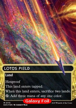 Lotus Field (V.3) EOS-113 Mythic Near Mint Englisch Foil