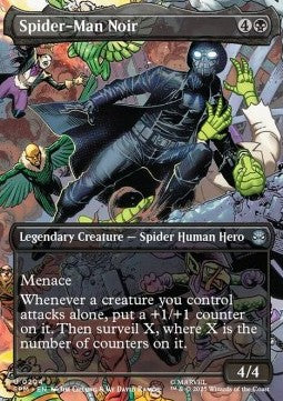 Spider-Man Noir XSPM-204 Uncommon Near Mint Englisch Foil
